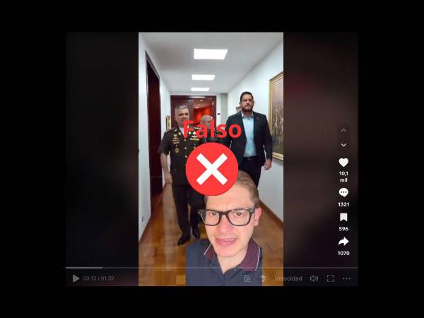 Captura de pantalla a una publicación en TikTok Realizada el 21 de agosto de 2024.