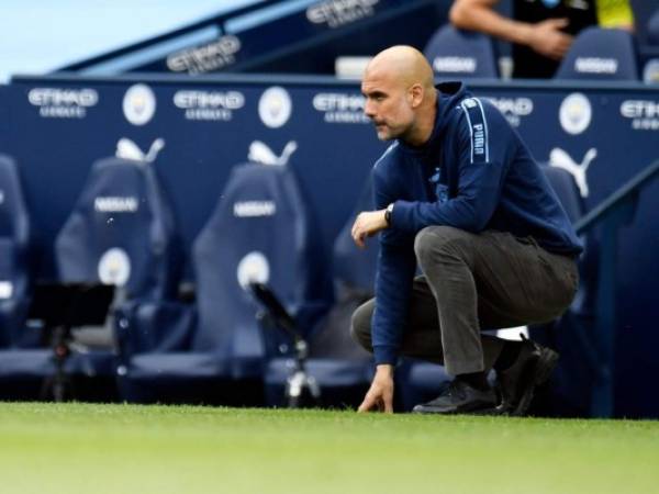 Josep Guardiola, entrenador del Manchester City. Foto AFP