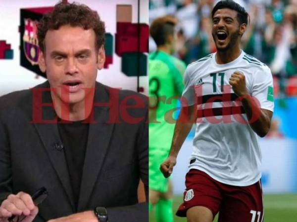 David Faitelson elogió el rendimiento de Carlos Vela. Foto Twitter| AP