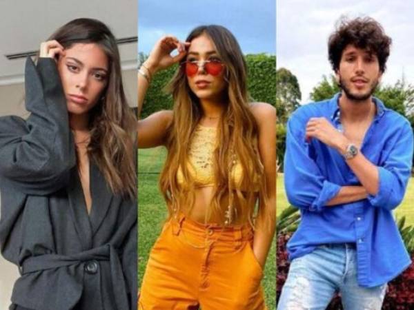 Los usuarios en redes sociales aseguran que Danna y Sebastián tienen un romance y por eso habría terminado con Tini. Fotos: Instagram