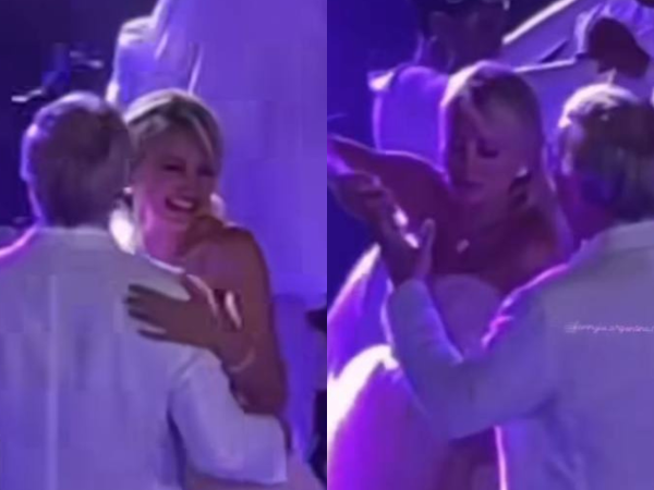 Imágenes capturadas del momento especial que vivió la colombiana junto a su ahora esposo, Mario Brescia.