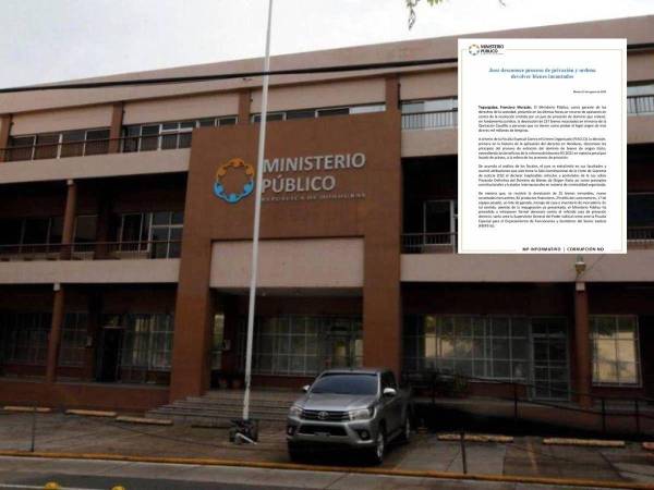 EL Ministerio Público apeló a la decisión de un juez de privación de dominio que otorgó la devolución de bienes incautados.