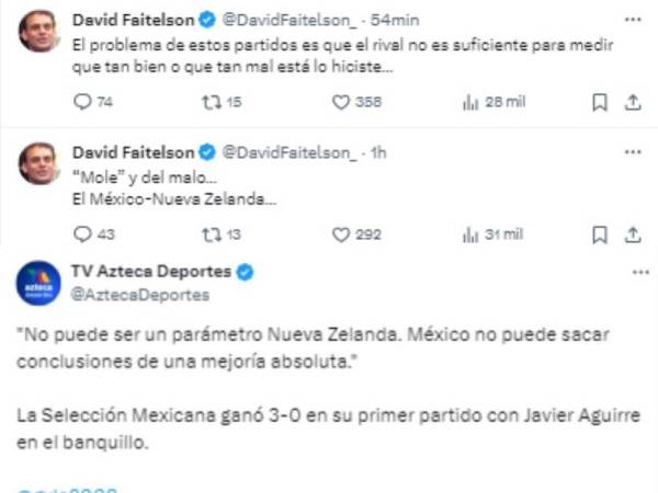 Las reacciones de los medios y periodistas mexicanos tras la goleada a Nueva Zelanda en el redebut de Javier Aguirre