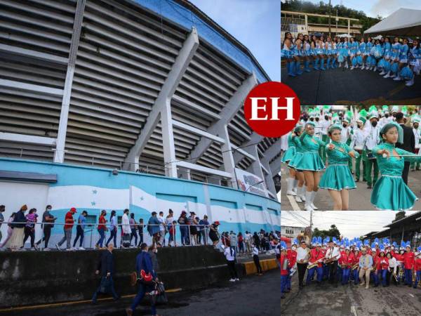 Desde tempranas horas, con fervor y civismo, varios hondureños e instituciones estaban listas para rendir homenaje a la Patria en el 201 aniversario de Independencia. El amor por Honduras palpitaba desde las 4:00 de la mañana afuera del Estadio Nacional “Chelato Uclés” en la capital. Estas son las imágenes.