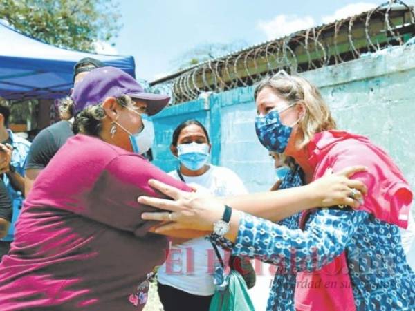 Kelly Clements, alta comisionada de la ACNUR, estuvo en el país. Foto. El Heraldo