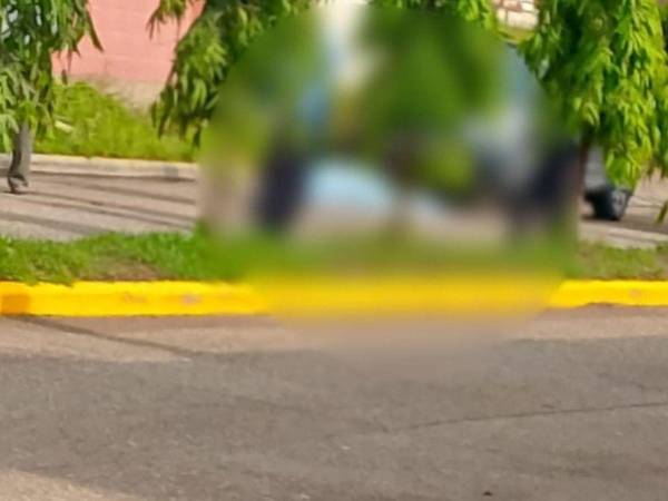 El cuerpo del hombre quedó tirado en la calle tras el impacto.