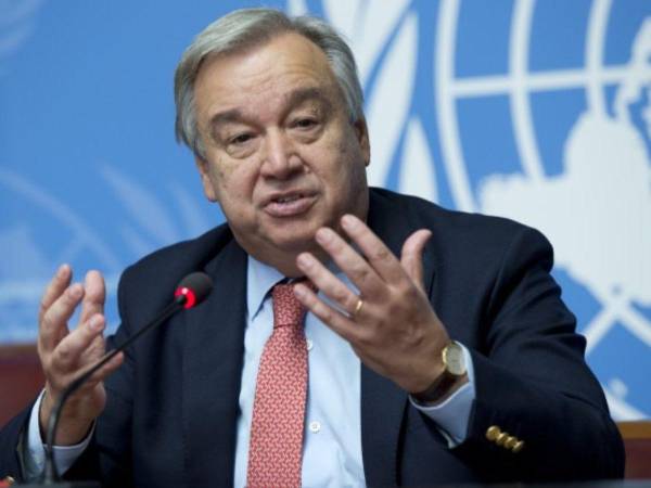 El secretario general de la <b>ONU</b>, Antonio Guterres.