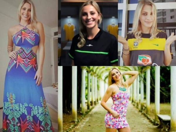 La réferi y modelo brasileña, Fernanda Colombo, de 26 años de edad, es considerada la árbitra más bella del mundo. Pero su belleza le ha traído algunos problemas en estos días. Fotos: Instagram