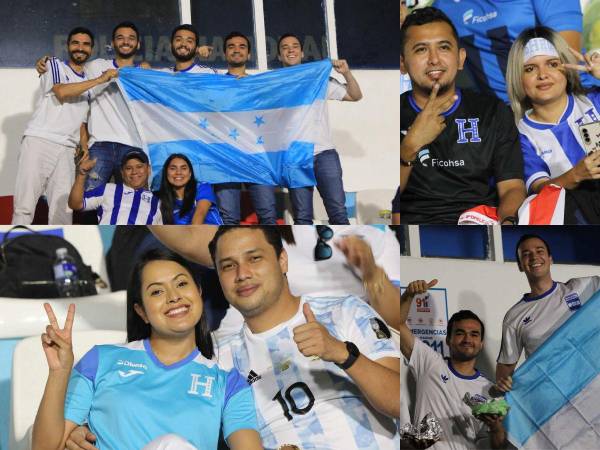 Vistiendo la camisola de la Selección de Honduras y con mucha expectativa llegó la afición hasta el estadio nacional para ver el debut de Rueda en suelo catracho, en su segunda etapa al frente de la H. A continuación las mejores imágenes desde la gradería y el calor de la afición.