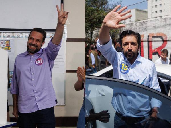 El progresista Guilherme Boulos se enfrentará en balotaje al actual alcalde de São Paulo, Ricardo Nunes.