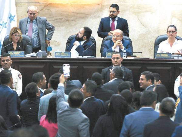 De manera sorpresiva, el dictamen fue leído en el Congreso Nacional.