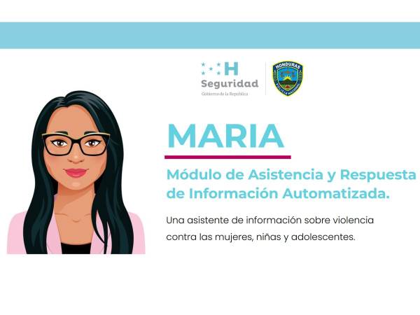 MARIA es la herramienta virtual que ayuda a combatir la violencia de género creada por la Secretaría de Seguridad, PNUD y USAID.