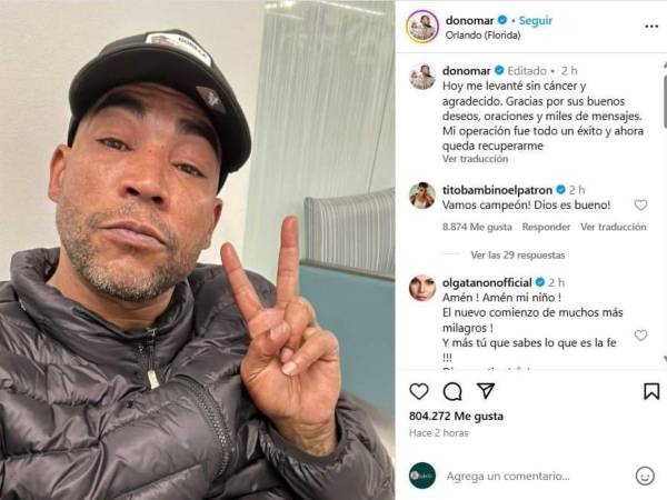 El famoso reguetonero puertorriqueño Don Omar sorprendió a sus seguidores al anunciar el lunes que había sido diagnosticado con cáncer.