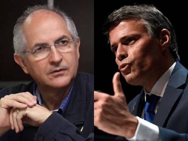 Antonio Ledezma, exalcalde de Caracas, y Leopoldo López, exalcalde de Chacao, denunciaron que la victoria de Nicolás Maduro fue fraudulenta.