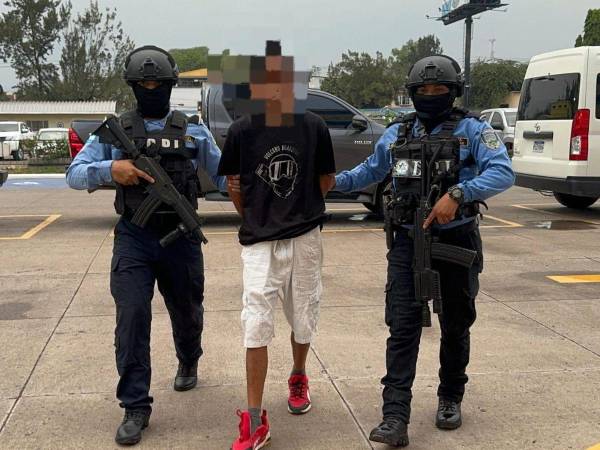 El sujeto fue arrestado en la colonia San Ángel Ulloa de Comayagüela.