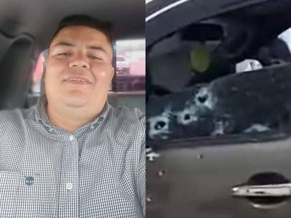 Selvin Mauricio Flores fue acribillado con varios impactos de bala cuando se conducía en su vehículo.