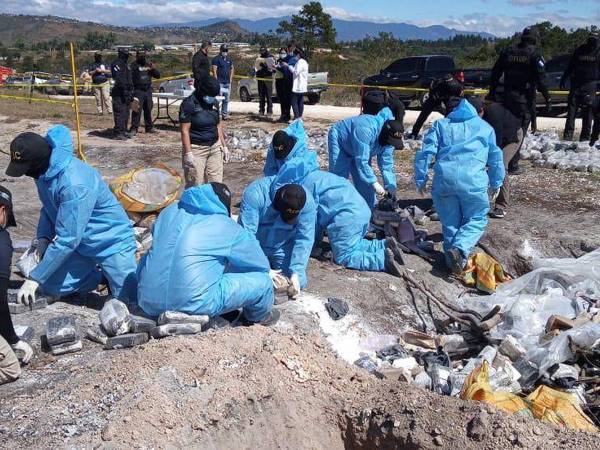 La droga, 255 kilogramos de cocaína incautada en 2019, había sido almacenada durante cinco años tras su confiscación.