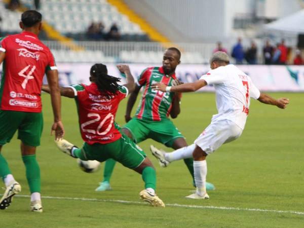 José Mario Pinto anotó un golazo para poner el empate momentáneo en Tegucigalpa.