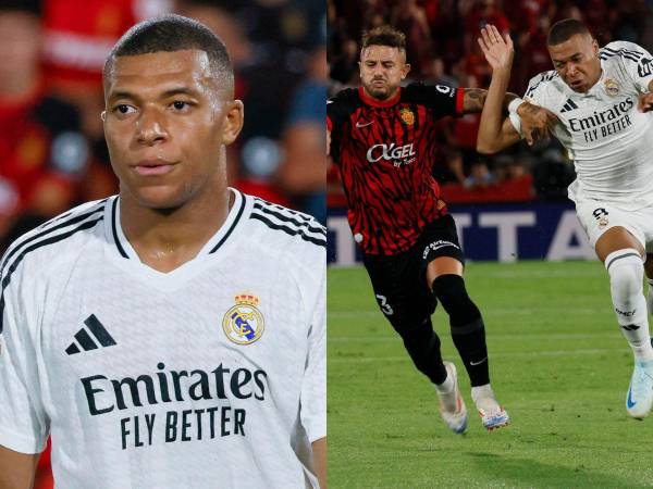 En el debut de Kylian Mbappé en La Liga, el Real Madrid empató 1-1 ante Mallorca. Estas son las imágenes del crack francés y compañía durante el partido.