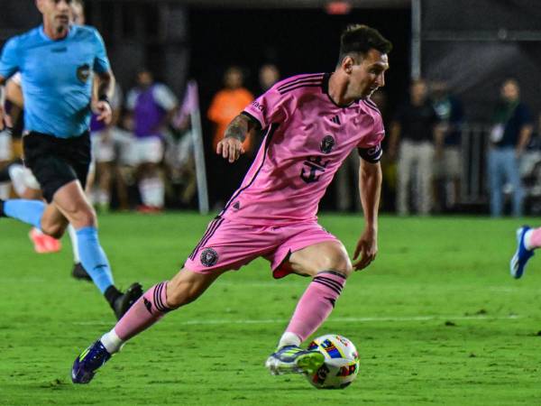 Messi en su ultima participación con el Inter de Miami.