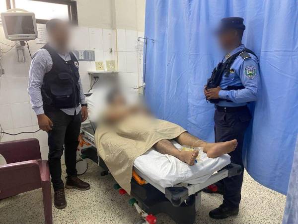 ”El Jefe” fue llevado a un hospital de la zona tras resultar herido en el enfrentamiento con la Policía Nacional.