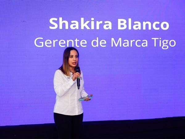 Shakira Blanco, gerente de Marca Tigo.