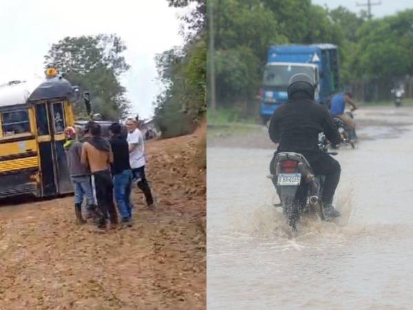 Las lluvias ya dejan varios ejes carreteros daños en diferentes partes el país.