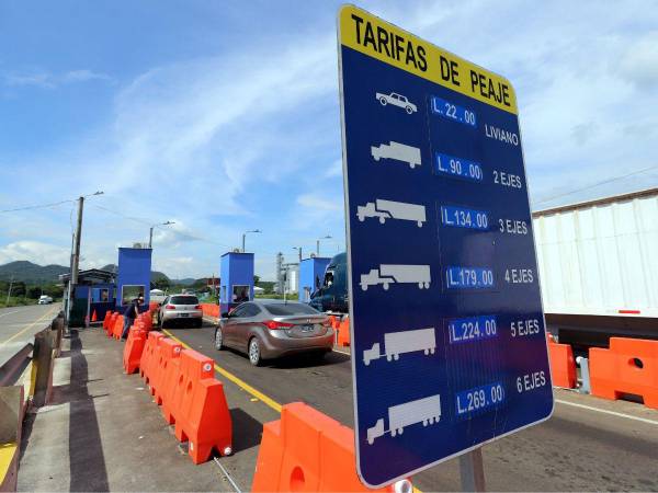 Una de las obras pendientes en la CA-5 Norte es terminar la caseta de peaje de Santa Cruz de Yojoa.