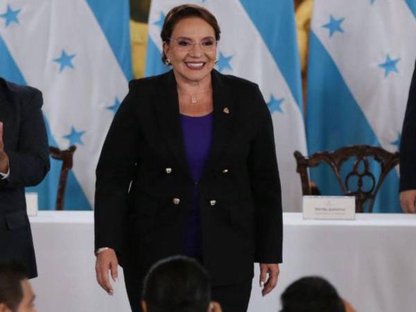 La presidenta de Honduras, Xiomara Castro.