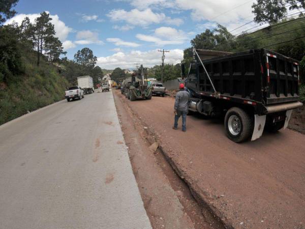 Uno de los proyectos que generó mucho malestar es la lenta construcción de la carretera a Danlí.