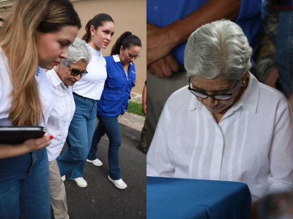 Tras la sentencia de 45 años dictada por la Corte del Distrito Sur de Nueva York contra el expresidente hondureño Juan Orlando Hernández, su familia salió visiblemente afectada de la conferencia de prensa que brindaron después de la decisión del juez Castel.