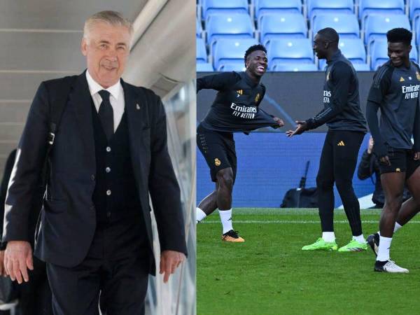 Los blancos buscan vencer al City en el Etihad por primera vez en su historia y avanzar a las semifinales del torneo. Este es la posible alineación que prepara Carlo Ancelottu.