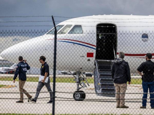 El avión presidencial de Maduro fue trasladado desde República Dominicana hasta Florida, Estados Unidos.