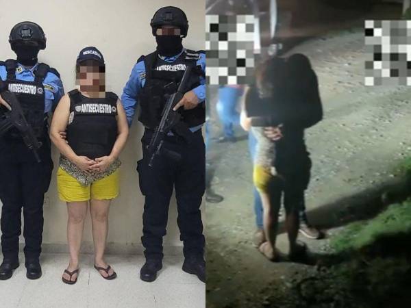 Entre lágrimas y abrazos emotivos, la abogada Luz Maribel Rosales fue recibida por sus familiares tras ser rescatada sana y salva por agentes Antisecuestro de la Policía Nacional de Honduras.