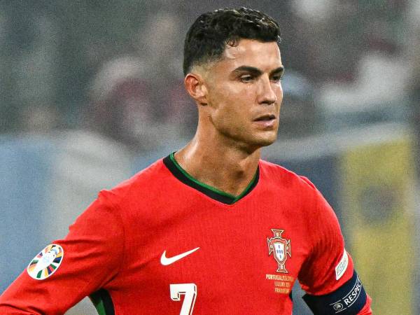 Cristiano Ronaldo lloró luego de fallar el penal ante Eslovenia.