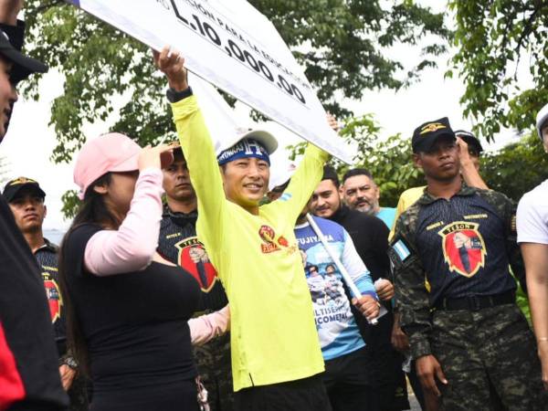 Shin ha recorrido entre 42 y 59 kilómetros al día, lo que equivale correr desde la fuente luminosa de San Pedro Sula hasta Baracoa, Cortés.