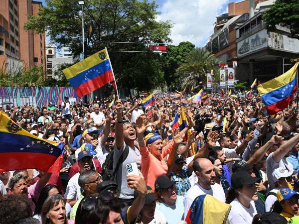 Se registran masivas manifestaciones en distintas ciudades de Venezuela tras el llamado a las calles en paz de la principal líder opositora, María Corina Machado en apoyo a Edmundo González Urrutia