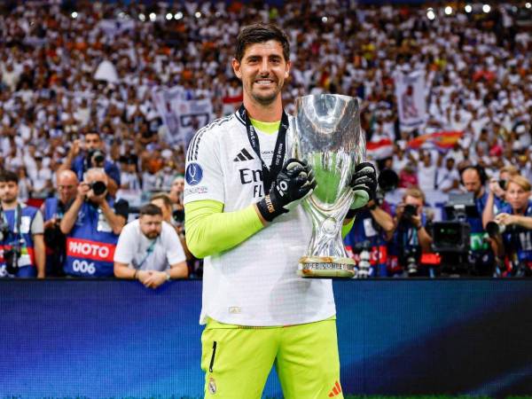 Thibaut Courtois ganó recientemente la Supercopa de Europa con Real Madrid.