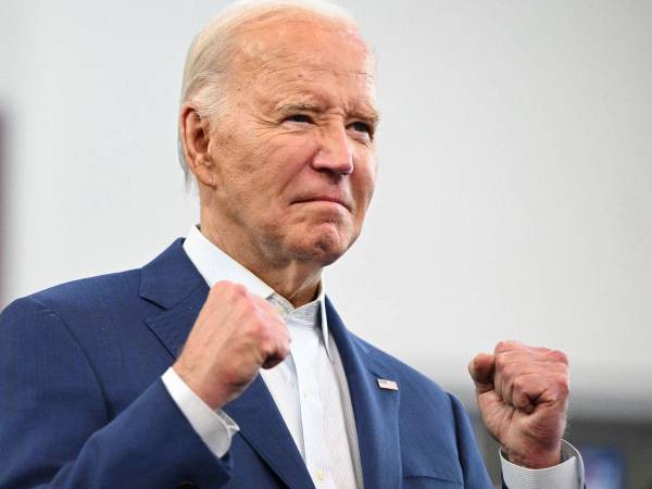 “Prometo que estoy bien”, dijo el presidente estadounidense Joe Biden que busca un segundo mandato.