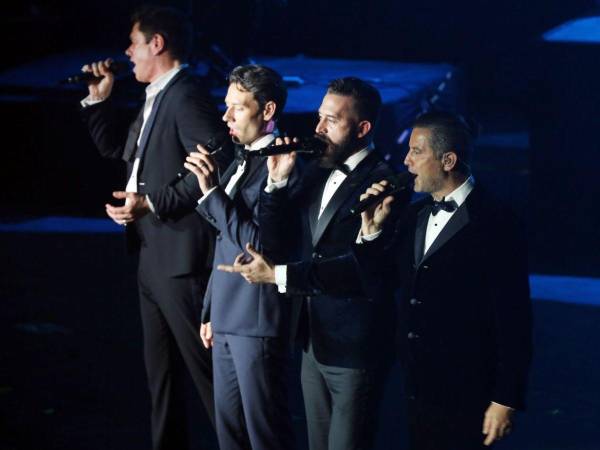 Il Divo celebra 20 años de carrera con un concierto inolvidable en Tegucigalpa, Honduras.