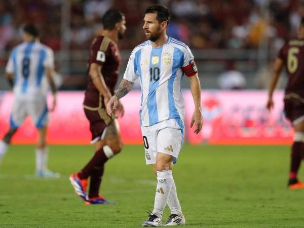 Messi no pudo ayudar a su selección de Argentina a darle un triunfo sobre Venezuela.