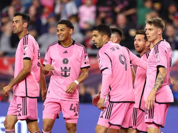 El hondureño David Ruiz estuvo presente en la goleada del Inter Miami sobre New England.