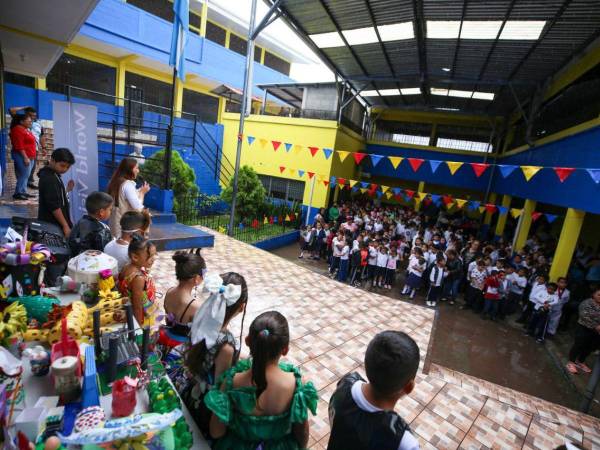 Todos los niños y niñas del centro educativo particionaron de las capacitaciones