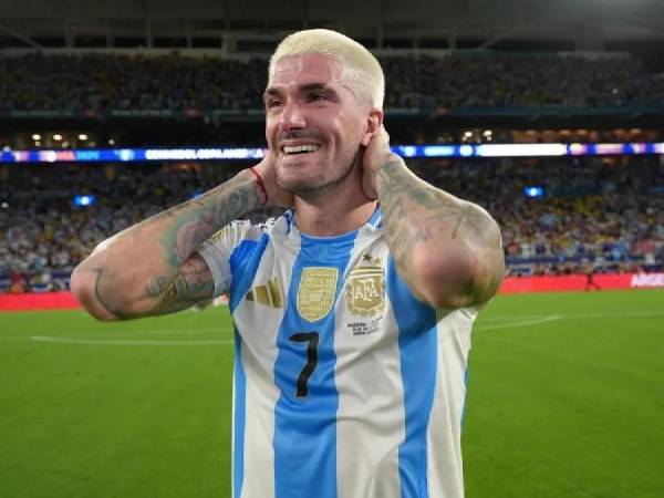 De Paul es uno del os referentes en la selección Argentina.