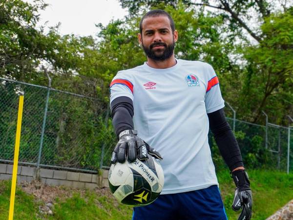 El portero albo se refirió a su participación en la Copa Centroamericana, además comentó sobre sus compromisos en el campeonato local. Foto cortesía: CD Olimpia