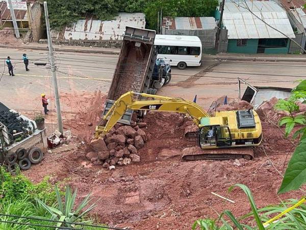 De unos 60 metros de altura tiene la zona donde se produjo el deslizamiento en Villa Nueva.