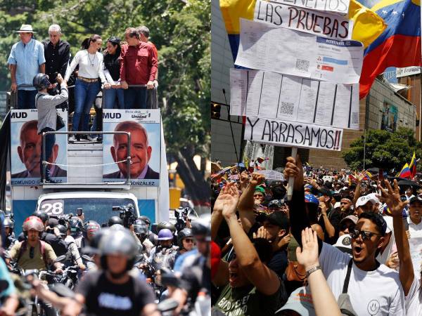 Al grito de “Libertad”, “fraude electoral” y el regreso de la líder opositora, María Corina Machado, miles de venezolanos volvieron a las calles este sábado 17 de agosto e intensificaron su rechazo a la cuestionada reelección de Nicolás Maduro. A continuación las imágenes de la megamovilización.