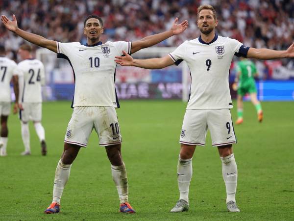 Jude Bellingham y Harry Kane fueron los goleadores en la remontada de Inglaterra.