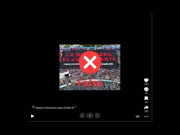 Captura de pantalla a una publicación en TikTok realizada el 16 de septiembre de 2024.