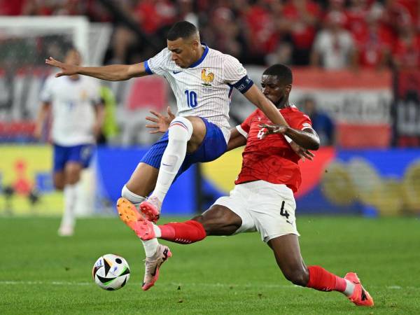 Francia derrotó 1-0 a Austria en la Eurocopa 2024.